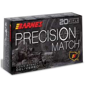 Barnes Precision Match 6.5 PRC Ammo 145 Grain Match Burner OTM BT 360 rounds