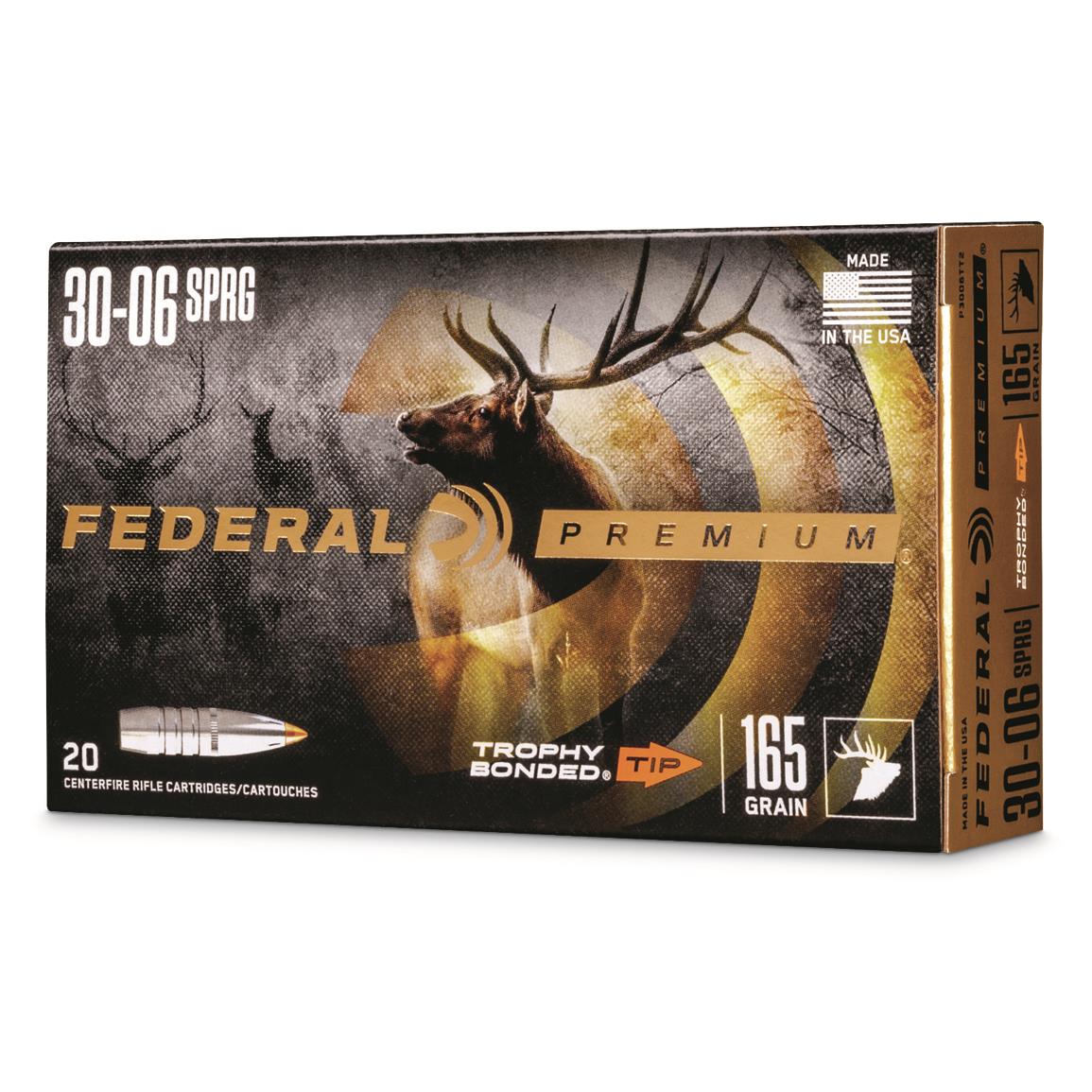 Federal, .30-06 Springfield, TBT, 165 Grain