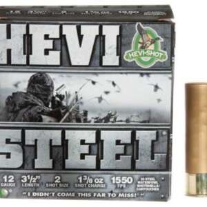 500rds of HEVI-Shot Turkey 12 Gauge Steel Shotshells