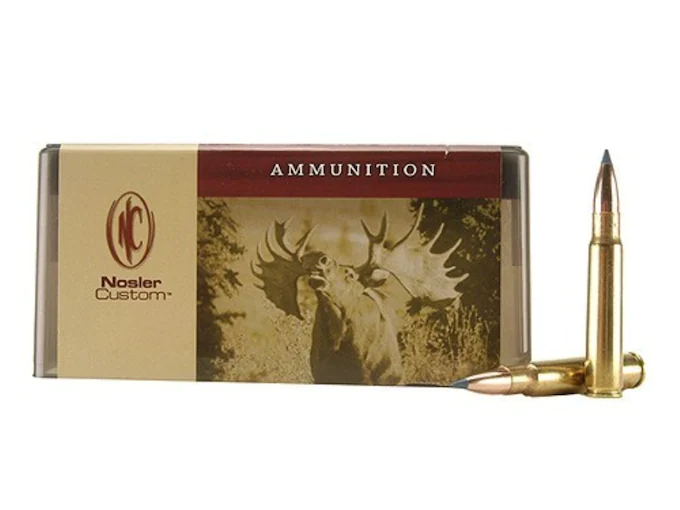 Nosler Custom Ammunition 8x57mm JS Mauser (8mm Mauser) 180 Grain Ballistic Tip Hunting
