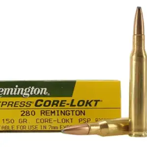 Remington Core-Lokt Ammunition 280 Remington 150 Grain Core-Lokt Pointed Soft Point
