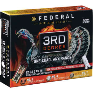 50rds of Federal Premium 3rd Degree 12 Gauge Shotshells