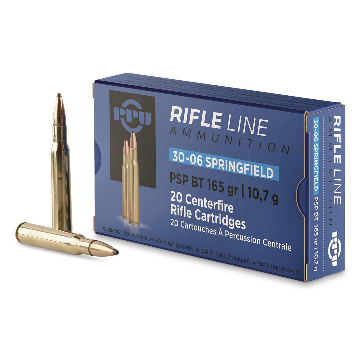 PPU, .30-06 Springfield, PSP-BT, 165 Grain