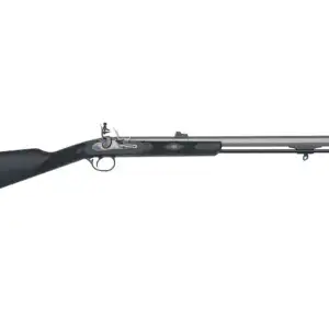 Traditions PA Pellet Ultralight Muzzleloading Rifle 50 Caliber Flintlock 26" Stainless Steel Cerakote Barrel Synthetic Stock Black