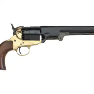 Pietta 1851 Navy Black Powder Revolver 44 Caliber 7.5" Barrel Brass Frame Blue
