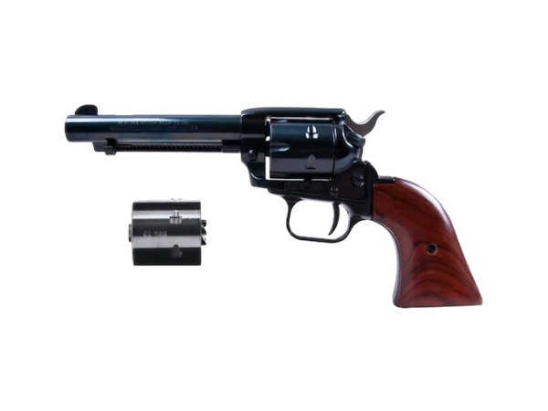 Heritage Combo Revolver 22 Long Rifle 4.75" Barrel, 6-Round with 22 Winchester Magnum Rimfire (WMR) Cylinder