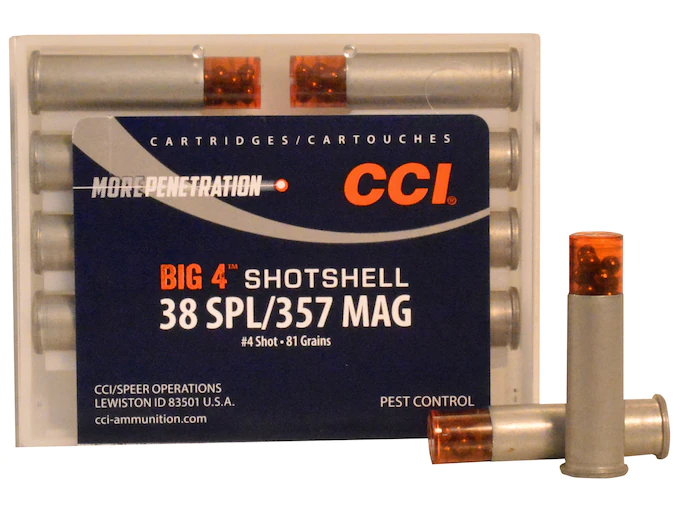 CCI Big 4 Shotshell Ammunition 38 Special 84 Grains
