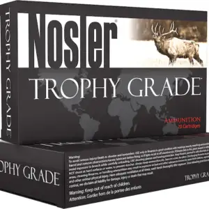 Nosler Trophy Grade Ammunition 28 Nosler 160 Grain Partition