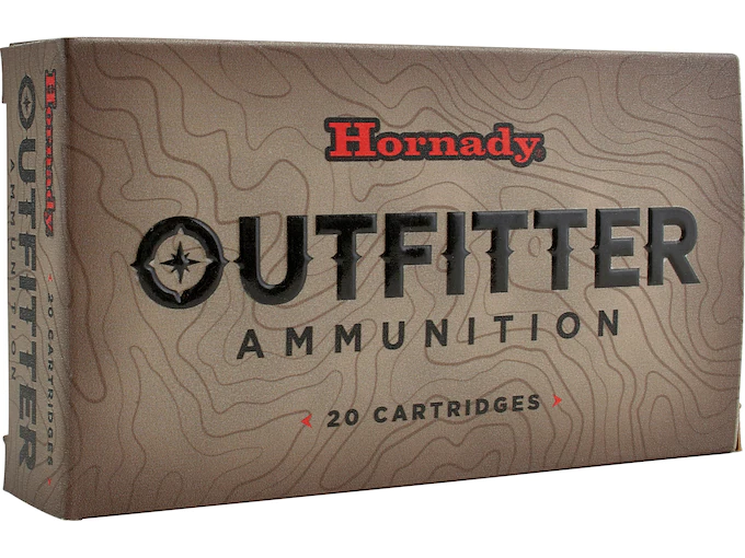 Hornady Outfitter Ammunition 375 H&H Magnum 250 Grain CX Polymer Tip Lead Free