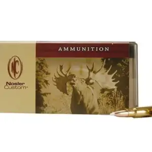 Nosler Custom Ammunition 8x57mm JS Mauser (8mm Mauser) 200 Grain AccuBond Spitzer