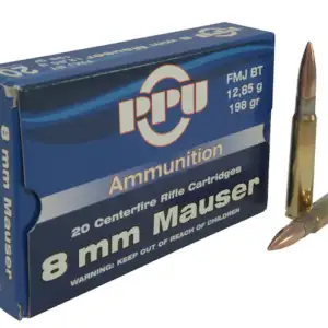 Prvi Partizan Ammunition 8x57mm JS Mauser (8mm Mauser) 198 Grain Full Metal Jacket