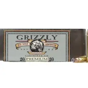 Grizzly Ammunition 45-70 Government +P 300 Grain Bonded Core Jacketed Hollow Point