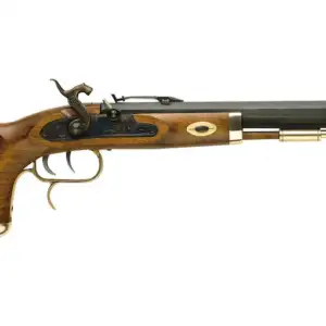 Traditions Trapper Muzzleloading Pistol 50 Caliber Percussion 9.75" Blued Barrel Select Hardwood Stock