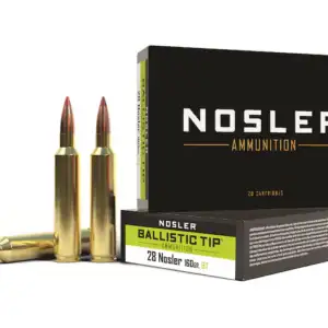 Nosler BT Ammunition 28 Nosler 160 Grain Ballistic Tip