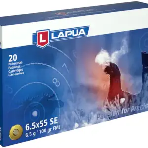 Lapua Ammunition 6.5x55mm Swedish Mauser 100 Grain Full Metal Jacket