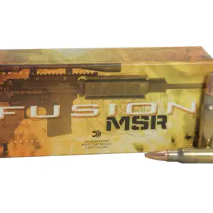 Federal Fusion MSR Ammunition 6.8mm Remington SPC 115 Grain Bonded Spitzer Boat Tail