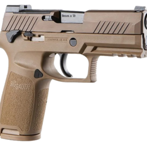 Sig Sauer P320-M18 Semi-Automatic Pistol 9mm Luger 3.9" Carbon Steel Barrel Stainless Steel Frame Coyote PVD Stainless Steel Slide Carry Polymer Medium Grips 21 Round