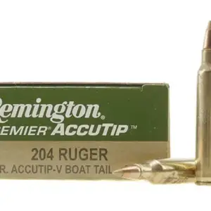 Remington Premier Varmint Ammunition 204 Ruger 32 Grain AccuTip