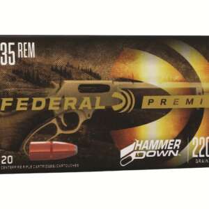 Federal Premium HammerDown Ammunition 35 Remington 220 Grain Bonded Jacketed Hollow Point
