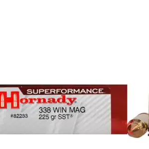 Hornady Superformance SST Ammunition 338 Winchester Magnum 225 Grain SST