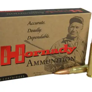 Hornady Vintage Match Ammunition 8x57mm JS Mauser (323 Diameter) 196 Grain Hollow Point Boat