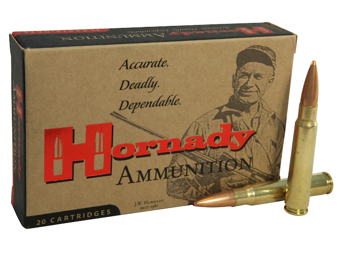 Hornady Vintage Match Ammunition 8x57mm JS Mauser (323 Diameter) 196 Grain Hollow Point Boat