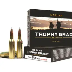 Nosler Trophy Grade Ammunition 7mm Remington Short Action Ultra Magnum 160 Grain AccuBond