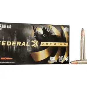 Federal Premium Safari Ammunition 375 H&H Magnum 300 Grain Nosler Partition