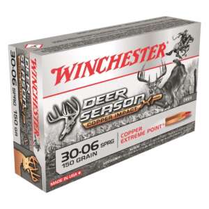 Winchester Deer Season XP Copper Impact 30-06 Sprg Extreme Point Lead Free 150 Grain