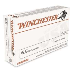 Winchester White Box, 6.5mm Creedmoor, Open Tip, 125 Grain