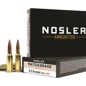 Nosler Match Grade Ammunition 6.8mm Remington SPC 115 Grain Jacketed Hollow Point