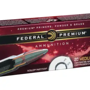 Federal Premium Ammunition 338 Winchester Magnum 250 Grain Nosler Partition