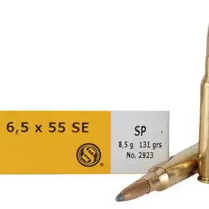 Sellier & Bellot Ammunition 6.5x55mm Swedish Mauser 131 Grain Soft Point