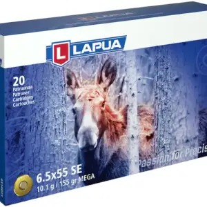 Lapua Mega Ammunition 6.5x55mm Swedish Mauser 155 Grain Soft Point