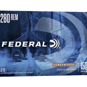 Federal Power-Shok Ammunition 280 Remington 150 Grain Soft Point