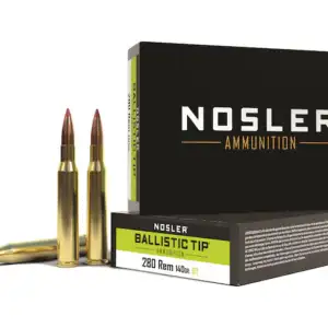 Nosler BT Ammunition 280 Remington 140 Grain Ballistic Tip