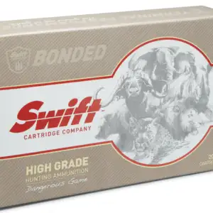 Swift High Grade Dangerous Game Hunting Ammunition 375 H&H Magnum 300 Grain Swift A-Frame