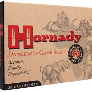 Hornady Dangerous Game Ammunition 375 H&H Magnum 300 Grain DGX Bonded