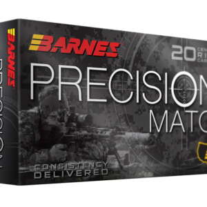 Barnes Precision Match .338 Lapua Magnum 300gr Match Burner OTM BT Rifle 120 rounds