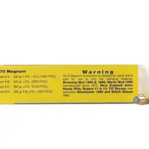 Buffalo Bore Ammunition 45-70 Government 350 Grain Jacketed Flat Nose