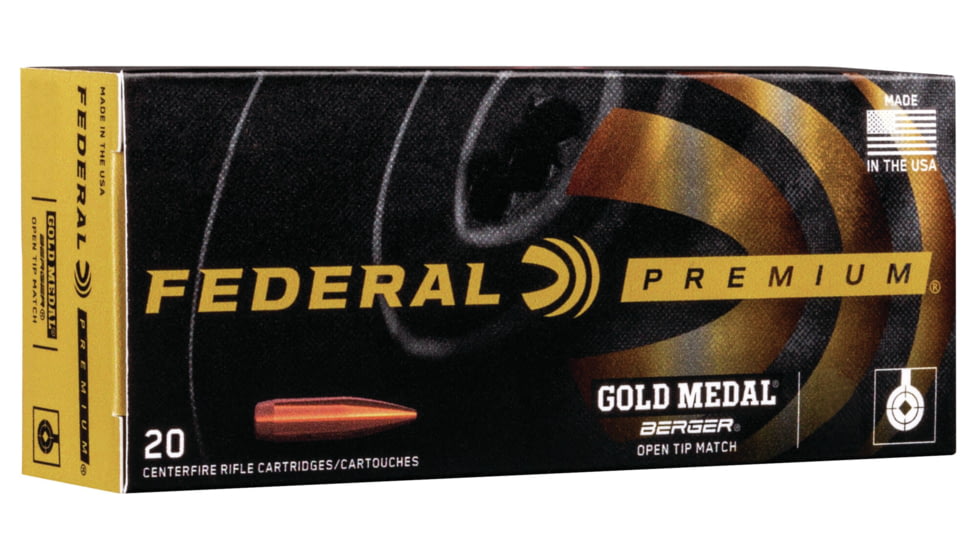 Federal Premium GOLD MEDAL BERGER HYBRID .300 Winchester Magnum 215 grain Berger Hybrid Centerfire Rifle Ammunition 160rnd