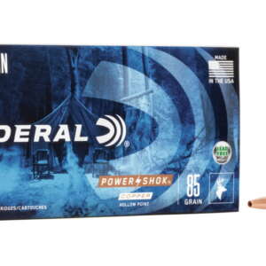 Federal Premium Power-Shok Copper .243 Winchester 85 grain Copper Hollow Point Centerfire Rifle Ammunition 300rnd