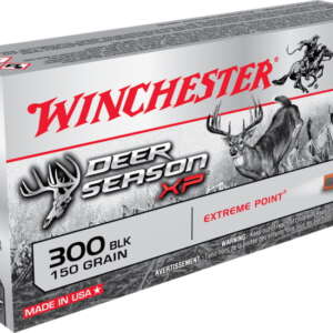 Winchester DEER SEASON XP .300 AAC Blackout 150 grain Extreme Point Polymer Tip Centerfire Rifle Ammunition 320rnd