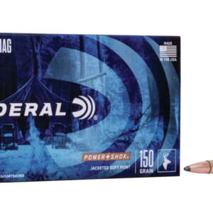 Federal Premium Power-Shok .300 Winchester Magnum 150 grain Jacketed Soft Point Centerfire Rifle Ammunition 300rnd