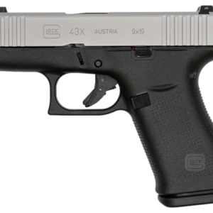 Glock 43 X SILVER SLIDE 9MM