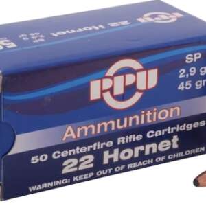Prvi Partizan Ammunition 22 Hornet 45 Grain Soft Point