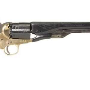 Pietta 1860 Army Black Powder Revolver 44 Caliber 8" Barrel Brass Frame Blue