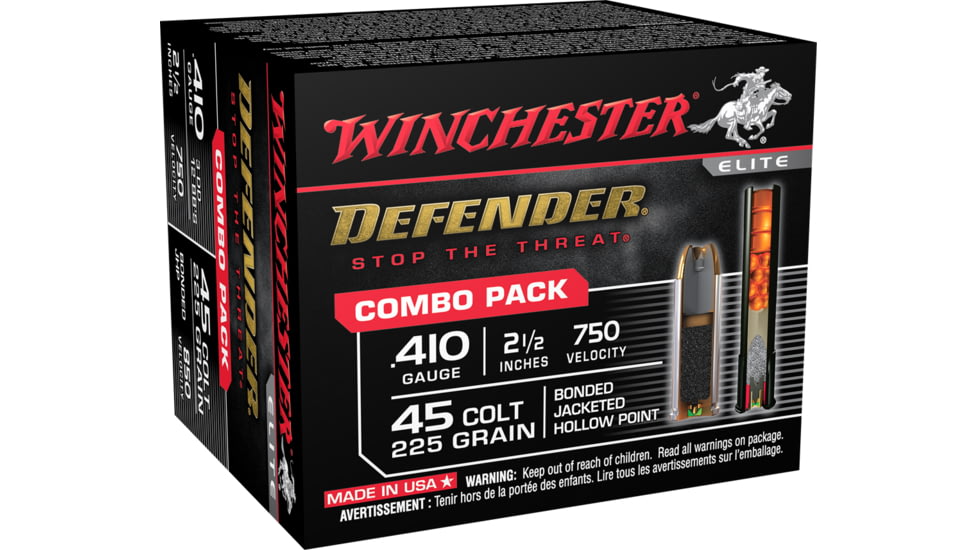 Winchester DEFENDER HANDGUN 410 Bore 225 grain 2.5" Shotgun Ammunition 500 rounds