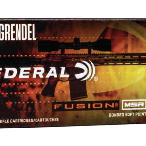 Federal Premium Fusion 6.5mm Grendel 120 grain Fusion Soft Point Centerfire Rifle Ammunition