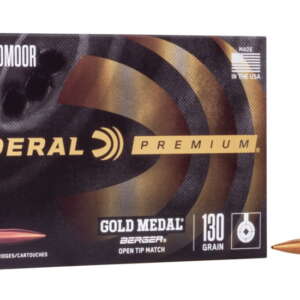 Federal Premium BERGER HYBRID VLD 6.5 Creedmoor 130 grain Berger Hybrid Open Tip Match Centerfire Rifle Ammunition